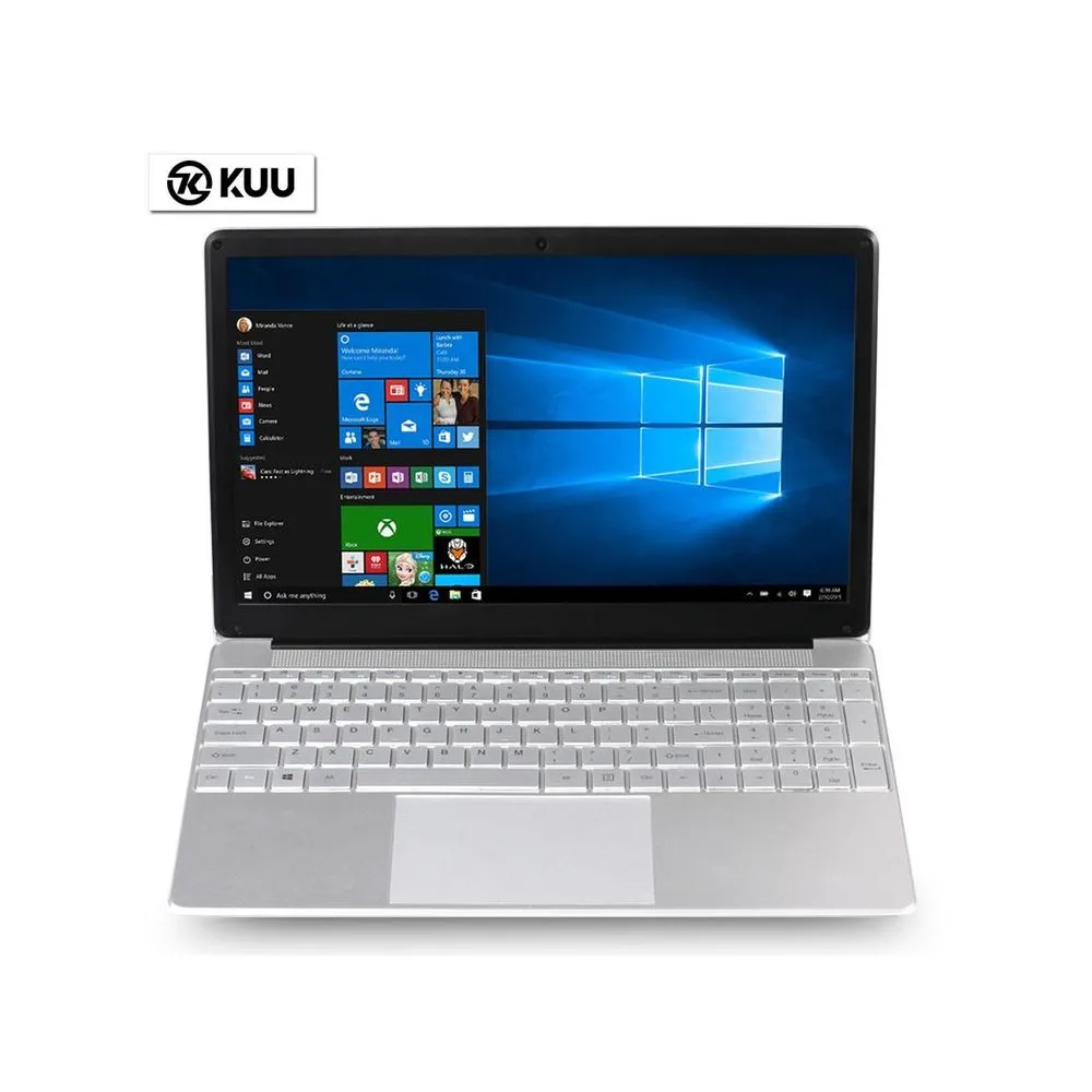 KUU A8S PRO A8S PRO 15.6" FHD Celeron J4125 2GHz Intel HD Graphics 16GB RAM 512GB SSD Win 10 Pro Silver