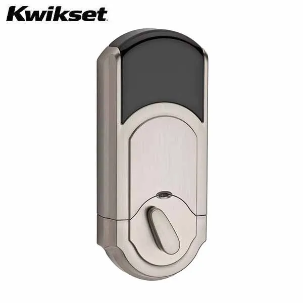 Kwikset - 910 SmartCode Traditional Electronic Deadbolt with Z-Wave Technology - Satin Nickel Finish