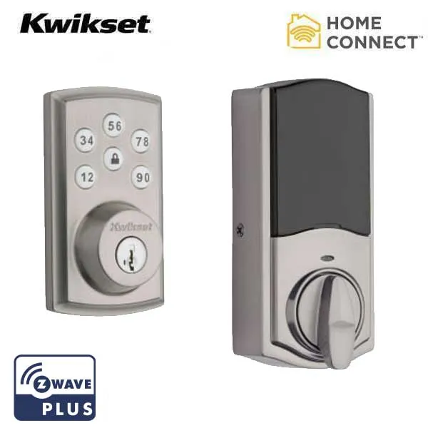 Kwikset - Smartcode 888 -  Electronic Contemporary Deadbolt - Home Connect  - Z-Wave - SmartKey Technology