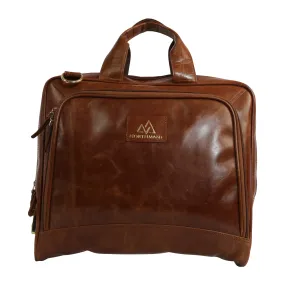 Leather Laptop Messenger Bag  : The CEO Bag