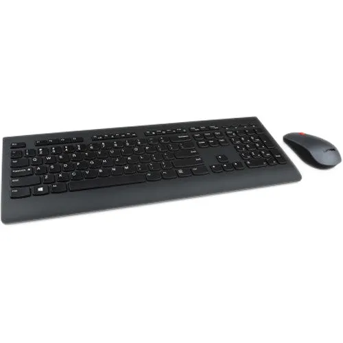 Lenovo Professional Wireless Keyboard and Mouse Combo, Nano USB, 2.4GHz, 1600dpi - 4X30H56796