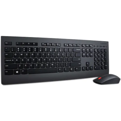 Lenovo Professional Wireless Keyboard and Mouse Combo, Nano USB, 2.4GHz, 1600dpi - 4X30H56796