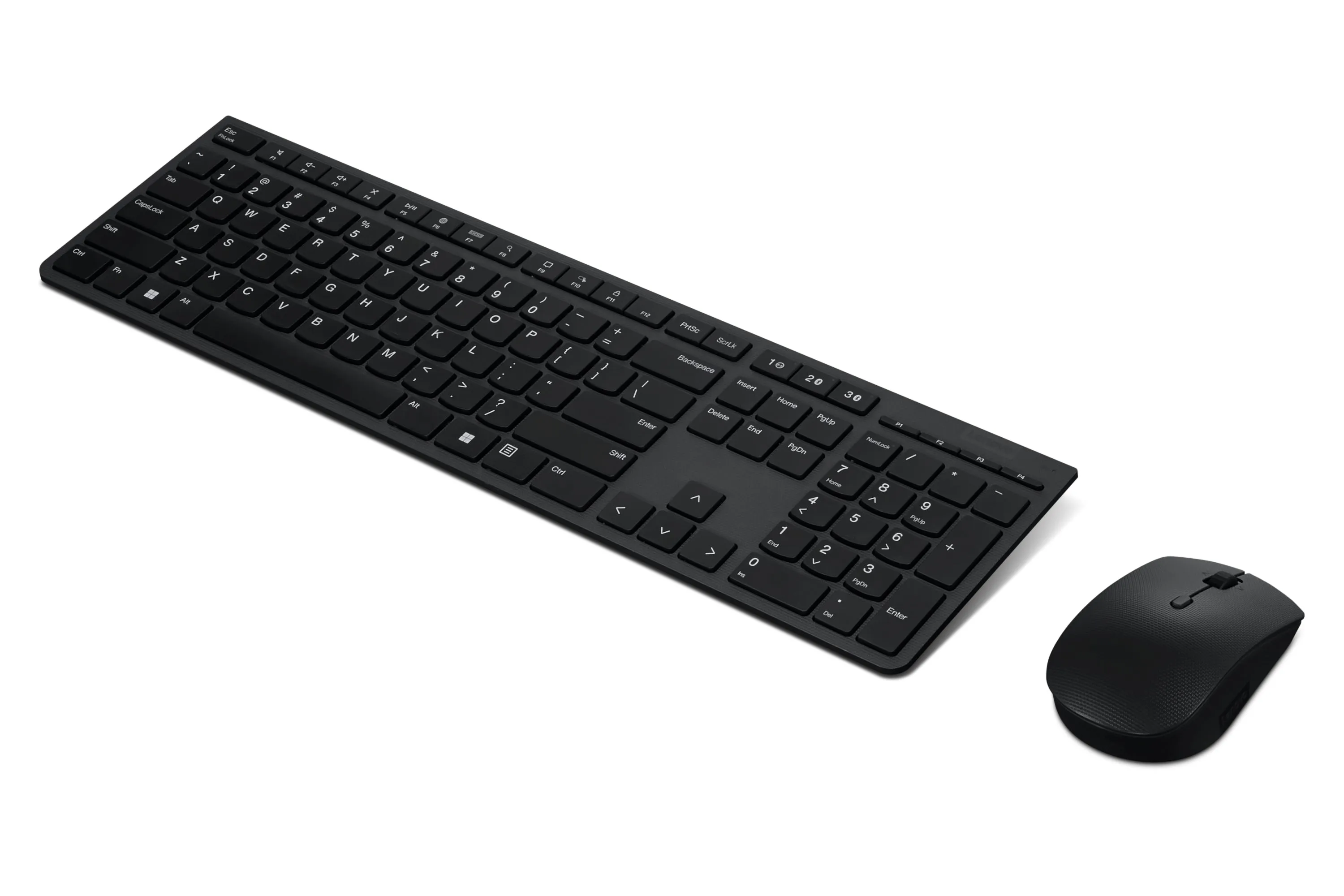 Lenovo Professional Wireless Rechargeable Keyboard and Mouse Combo, USB-A Receiver, 4000dpi - 4X31K03931