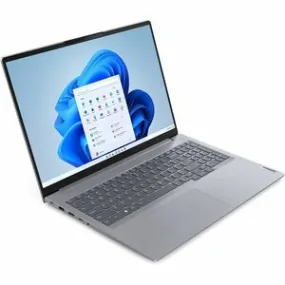 Lenovo ThinkBook 16 G7 IML 21MS0065US 16" Notebook - WUXGA - Intel Core Ultra 5 125U - 16 GB - 256 GB SSD - English (US) Keyboard - Arctic Gray