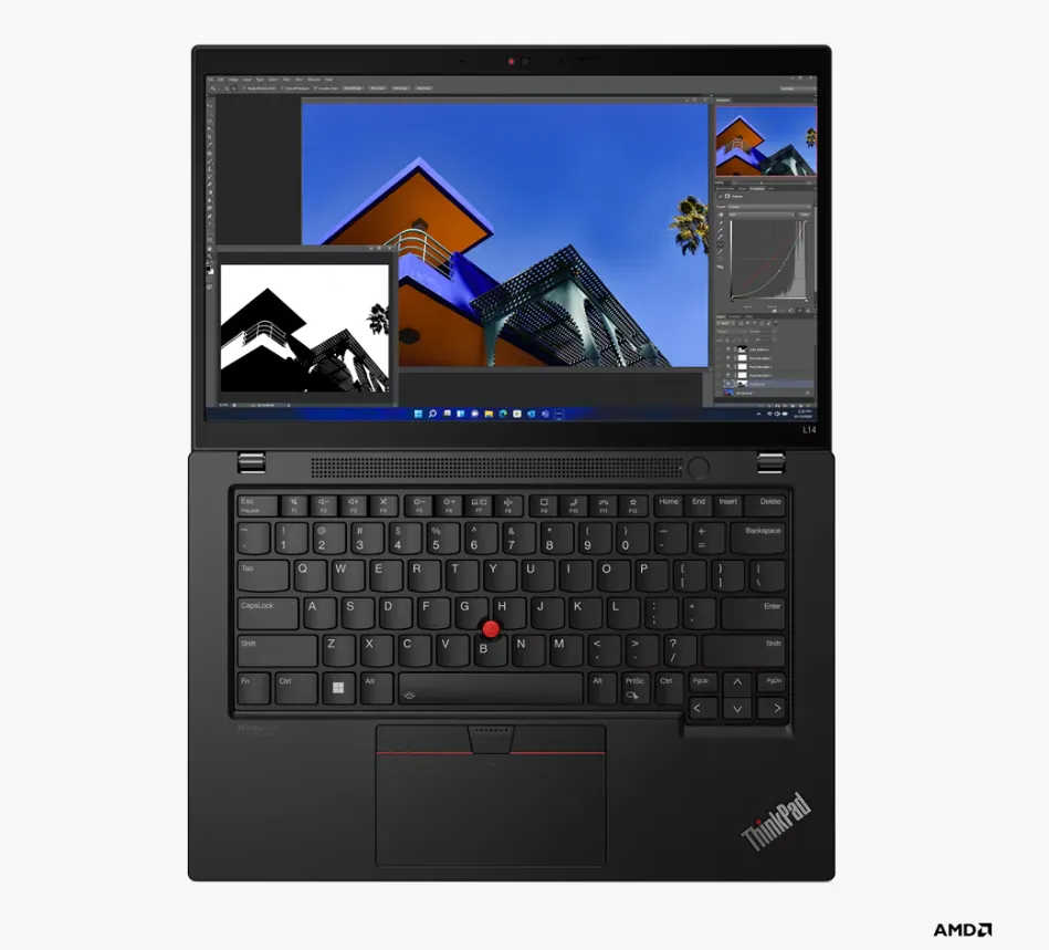 Lenovo ThinkPad L14 Gen 3 Laptop (AMD Ryzen 7 5875U, 16GB RAM, 512GB SSD) - Black