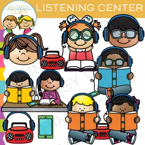 Listening Center Clip Art