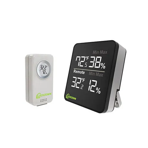 Lockdown Wireless Digital Hygrometer Wireless Safe Sensor