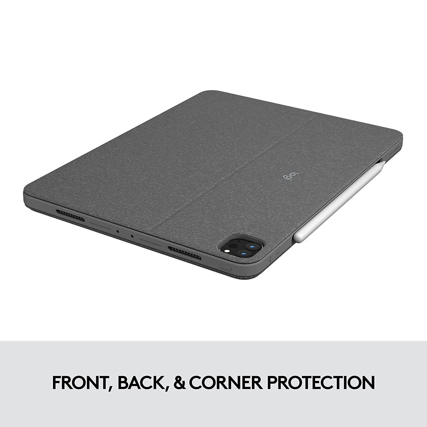 Logitech Combo Touch Backlit keyboard Case with Trackpad for iPad