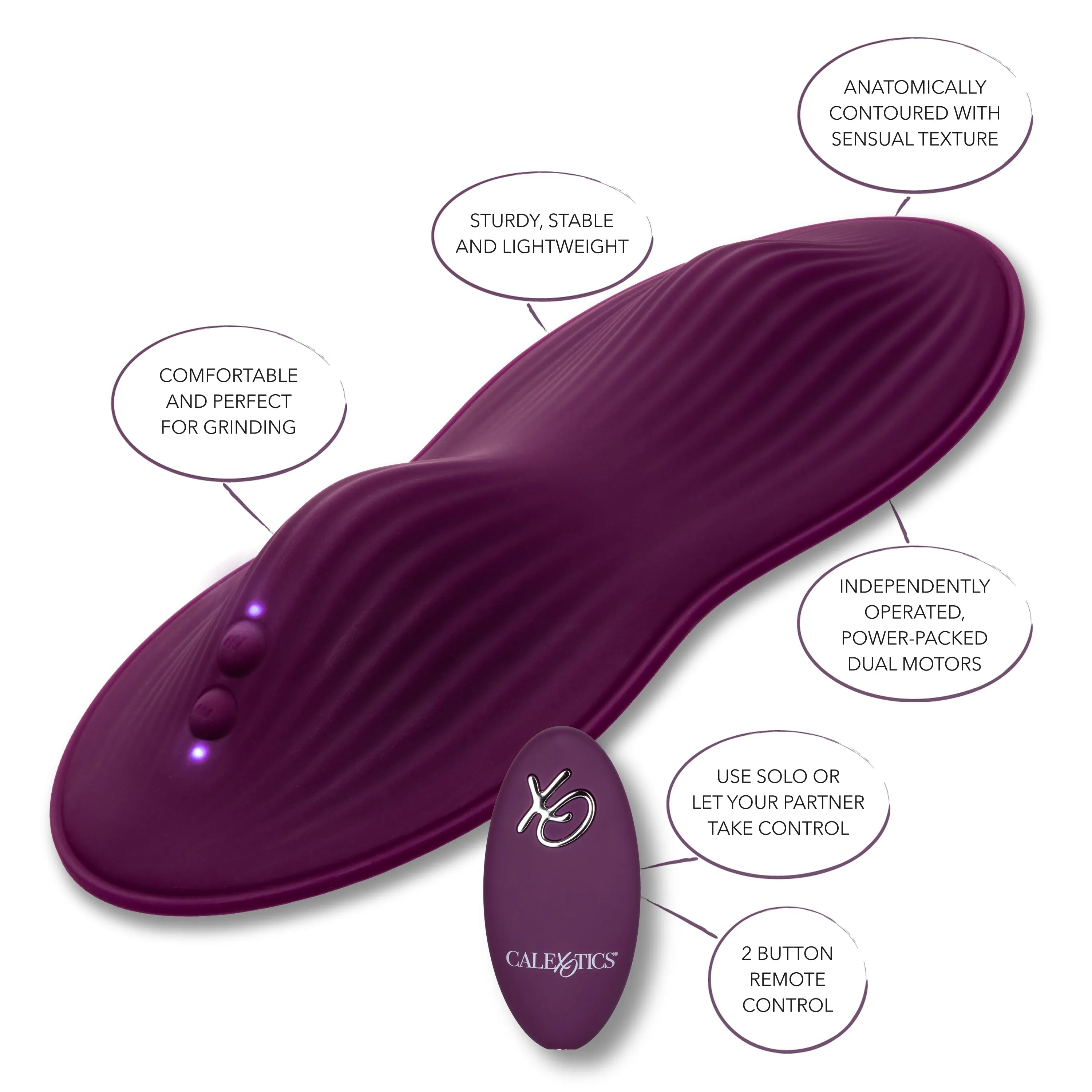 Lust Dual Rider Remote Control Humping Vibrator