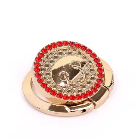 Magnet Red Stone Ring Phone Holder