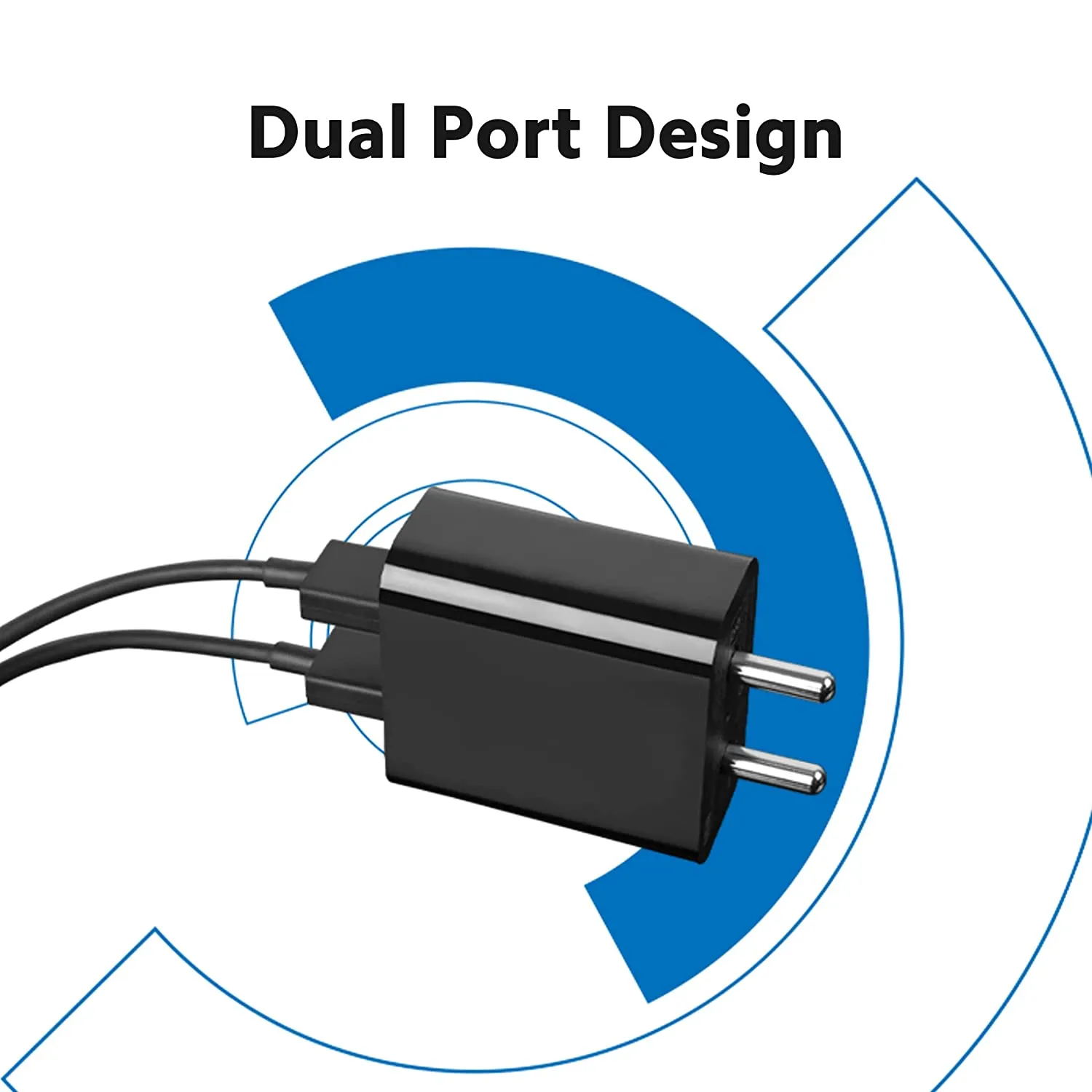 Mi USB 18W Dual Port Charger Dual USB Port Certified Qualcomm Quick Charge 3.0