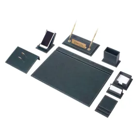 MOOG Luxury Desk Set-12 Accessories -Green- 12 PCS