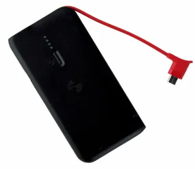 Motorola Power Pack Slim 2000 Power Bank with Micro USB Cable - Black/Red