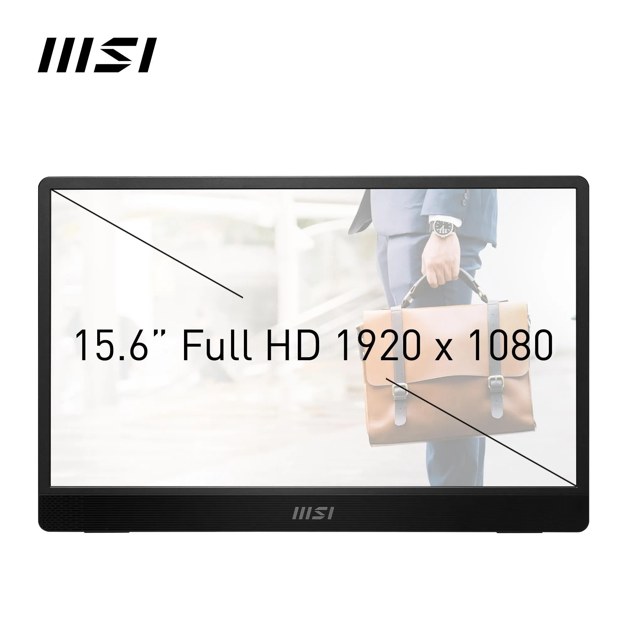 MSI PRO MP161 E2 15.6" FHD IPS USB-C Portable Monitor