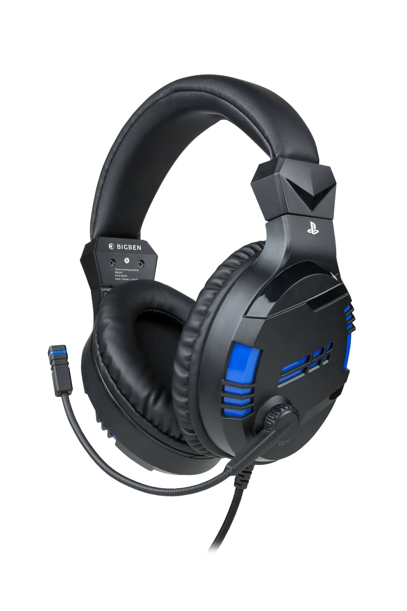 Nacon Bigben Gaming Headphones With Microphone Ps4 V3 Black/Blue Ps4ofheadsetv3