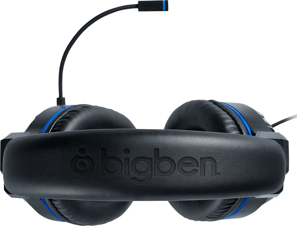 Nacon Bigben Gaming Headphones With Microphone Ps4 V3 Black/Blue Ps4ofheadsetv3