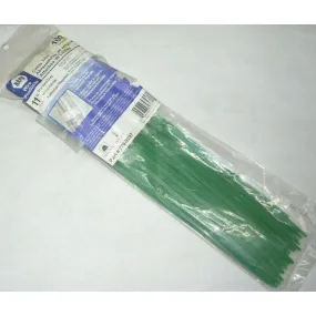 Napa 770-9297 Standard Duty Green Cable Ties 0.19 x 11" Long Nylon 6/6 100pk