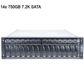 NetApp DS14MK2-AT Disk Shelf with 14x 750GB SATA HDDs (X268A-R5)