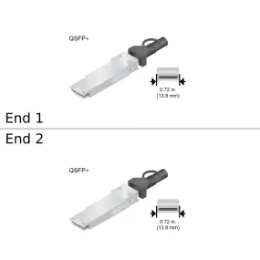 NetApp NO_FRU_Mellanox_MCP1600-E001_1m - 1m Data Cable with Plug QSFP /QSFP  | NO_FRU_Mellanox_MCP1600-E001_