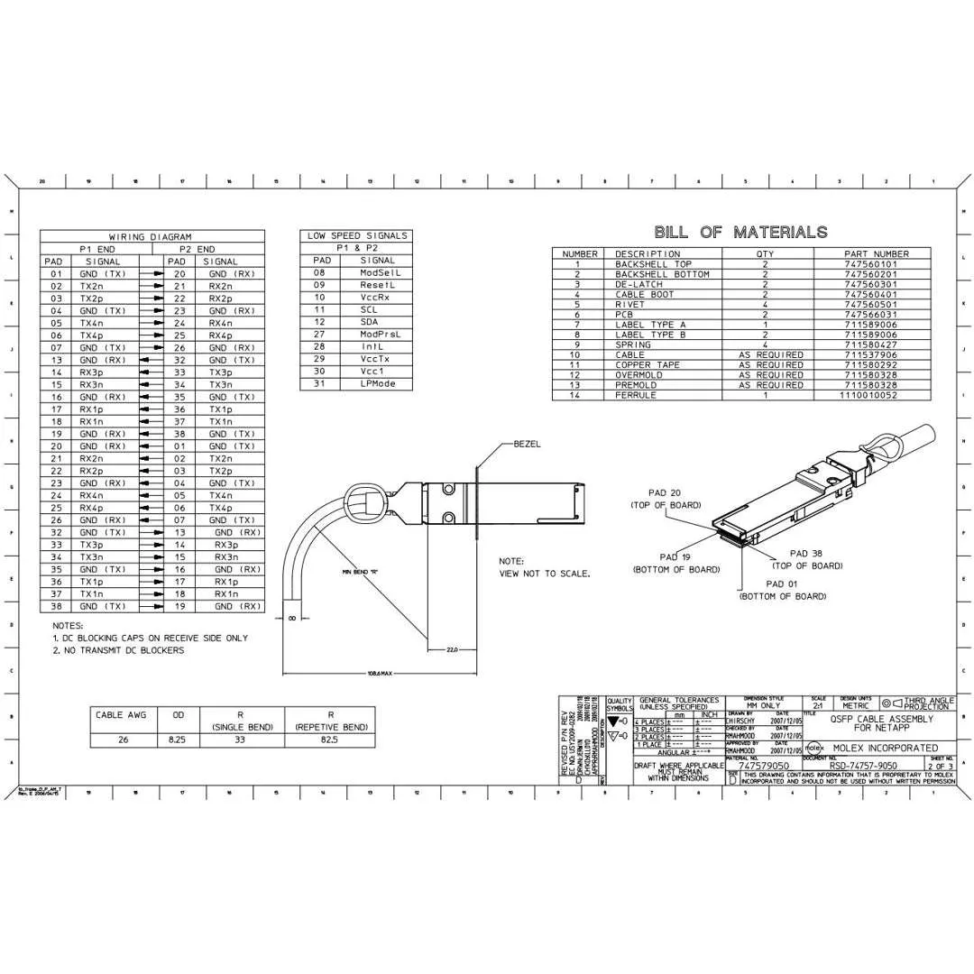 NetApp NO_FRU_Mellanox_MFS1S00-H010E_10m - 10m Data Cable with Plug QSFP56/QSFP56 | NO_FRU_Mellanox_MFS1S00-H010E_