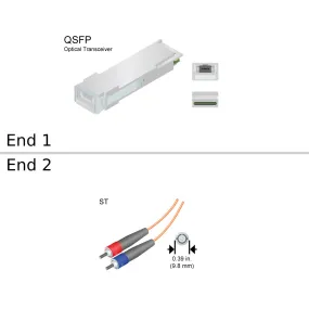 NetApp X1955A-R6 - 30m Data Cable with Plug MPO/2xST | MPO to MTRJ Patch Panel,