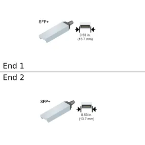 NetApp X6566-05-R6 [2] - 0.5m Data Cable with Plug SFP /SFP  | Cu, Twinax, 10Gb, SFP /SFP ,