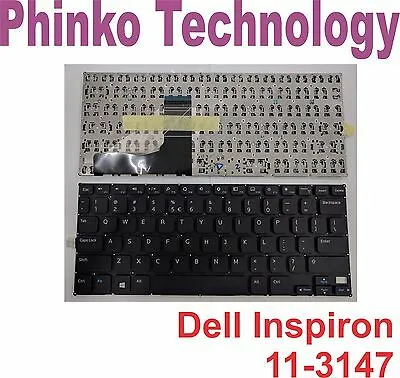 New Keyboard for Dell Inspiron 11 3147 3148 PT20 US KEYBOARD Laptop no Frame