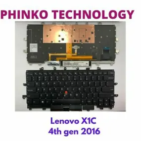 New Keyboard for Lenovo Thinkpad X1C X1 Carbon 4th Gen 2016 Backlit