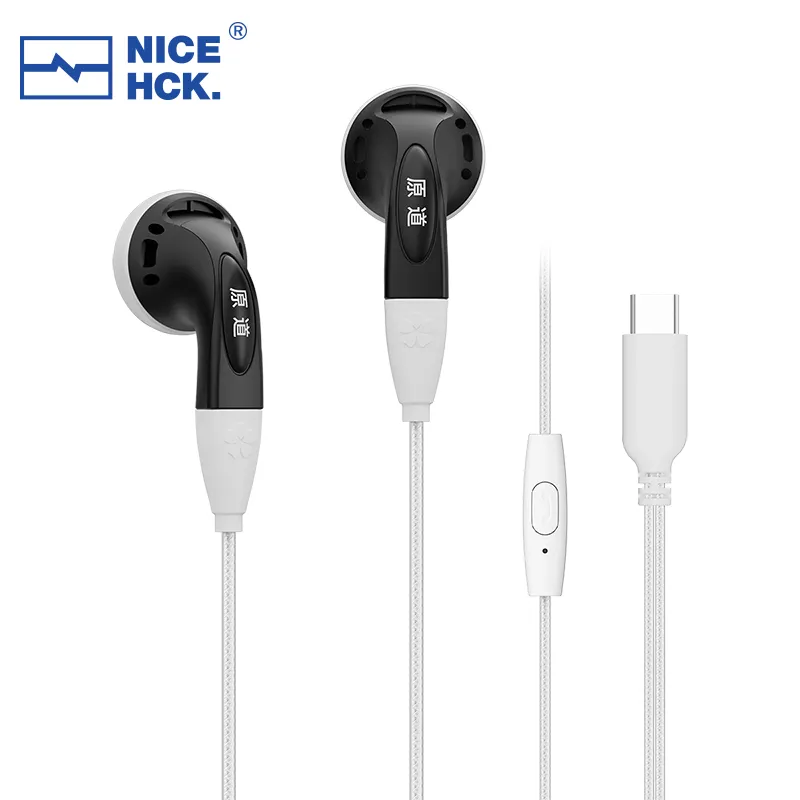 NiceHCK YDSmall Wired Earphones 14.8mm Dynamic Wire Headphones for Small Ears Audiophile,  3.5mm/Type-C Headset Compatible with PC Laptops