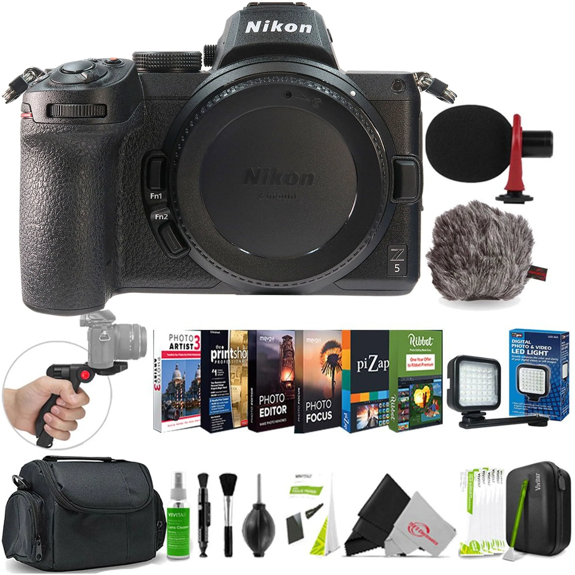 Nikon Z 5 24.3MP Mirrorless Digital Camera Body   Software Bundle Accessory Kit