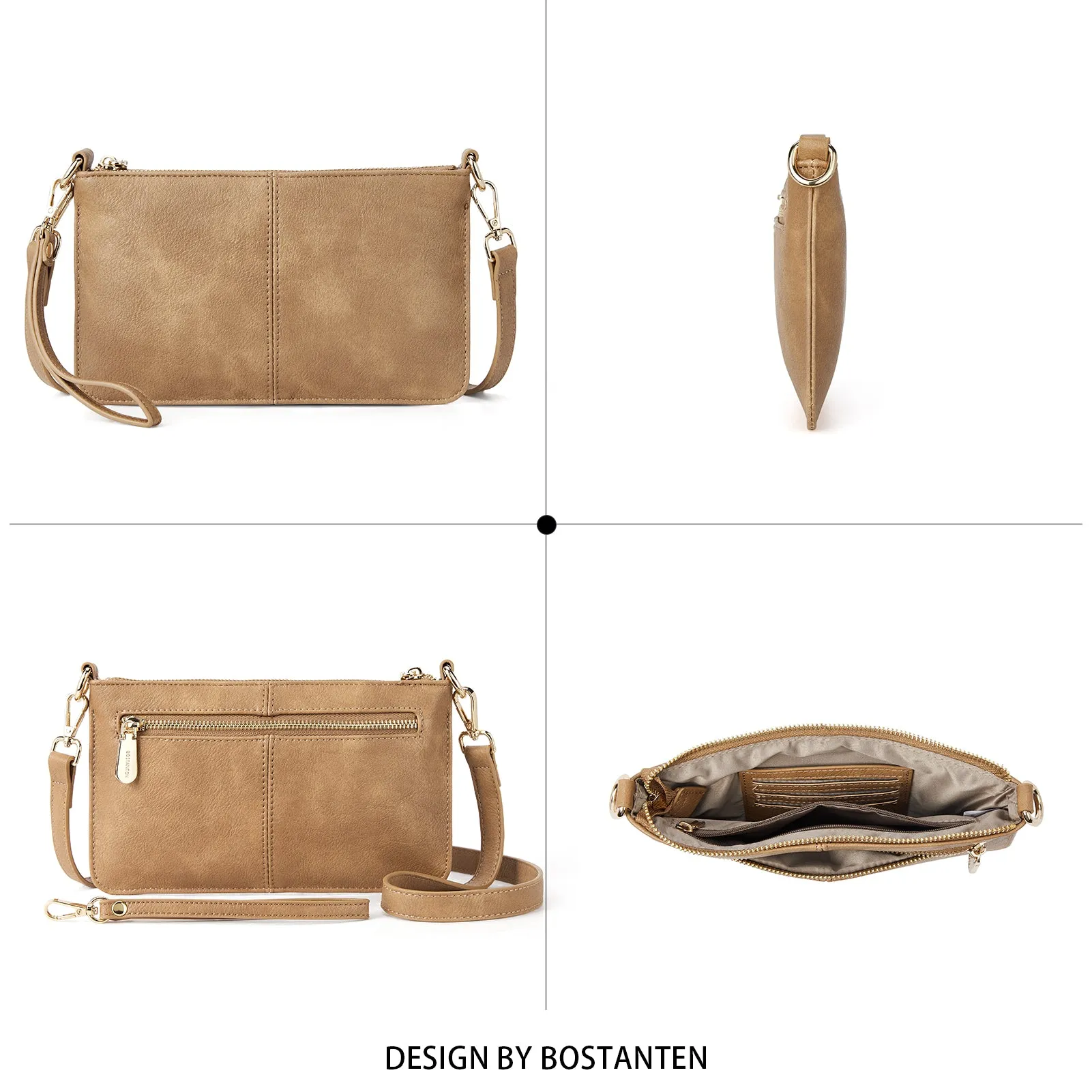 Nola  Chic and Sustainable - The Vegan Leather Envelope Clutch Purse