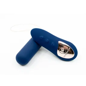 Nu Sensuelle Remote Control Bullet Plus Vibrator Navy Blue