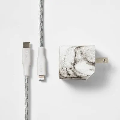 Open Box - 6' USB-C Power Delivery Home Charging Kit heyday Marble