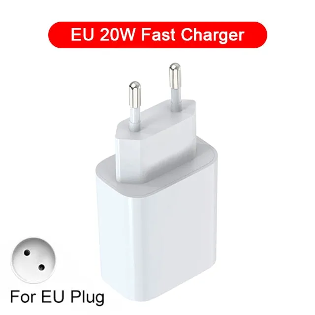 Original For Apple 20W USB C Charger For iPhone 11 12 13 14 Pro Max XS Magnetic Wireless Charger For Airpods Fast Charging Cable