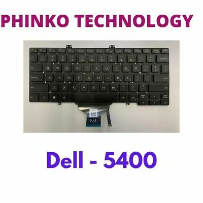 Original FOR Dell Latitude 5400 Laptop Keyboard US with backlit (NO Trackpoint)