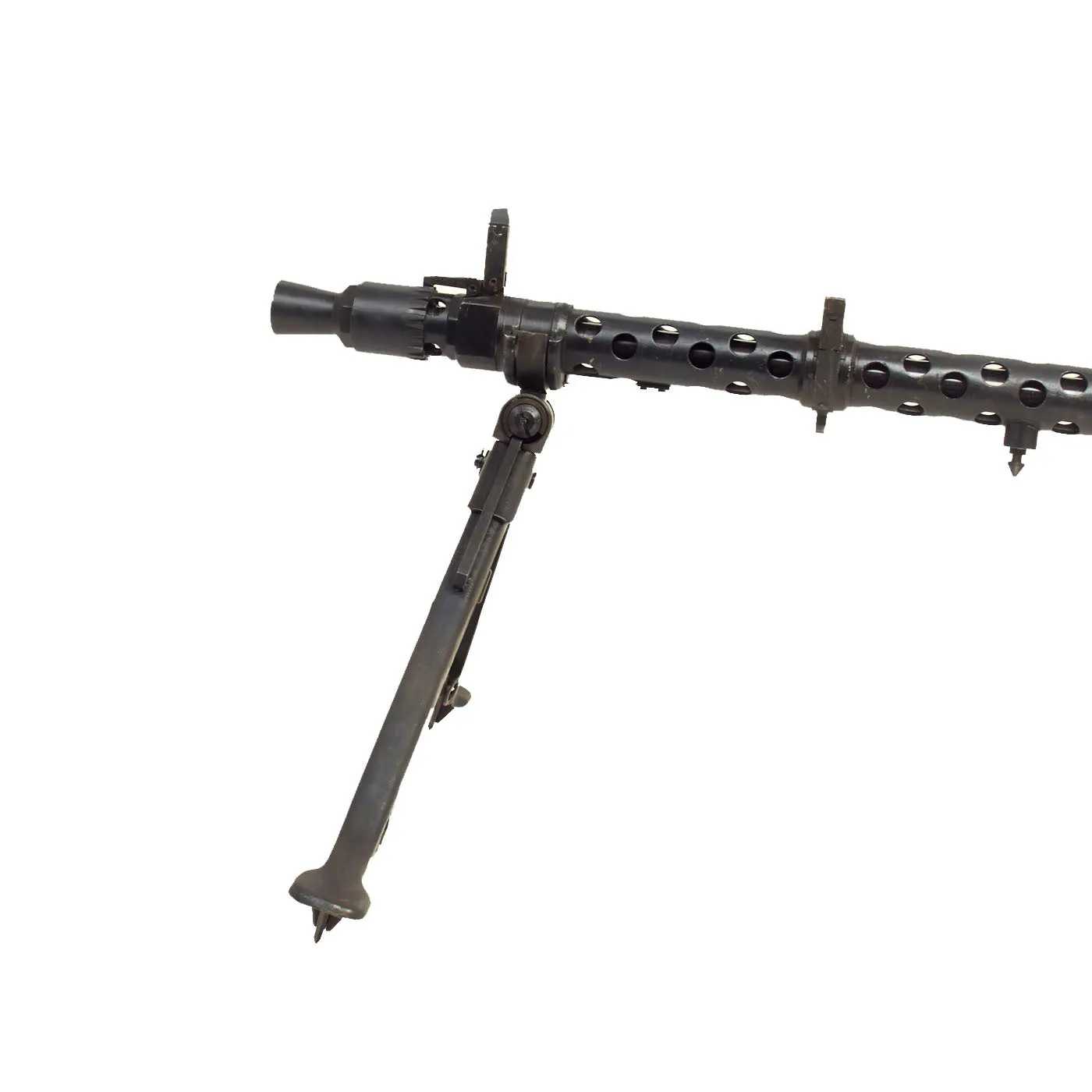 Original German WWII MG 34 Display Machine Gun by Mauser Werke with Basket Belt Carrier - dated 1940