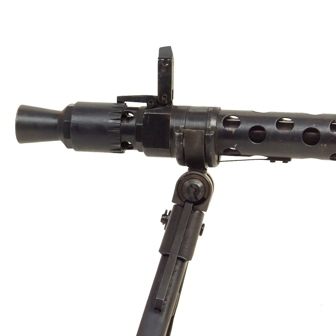 Original German WWII MG 34 Display Machine Gun by Mauser Werke with Basket Belt Carrier - dated 1940