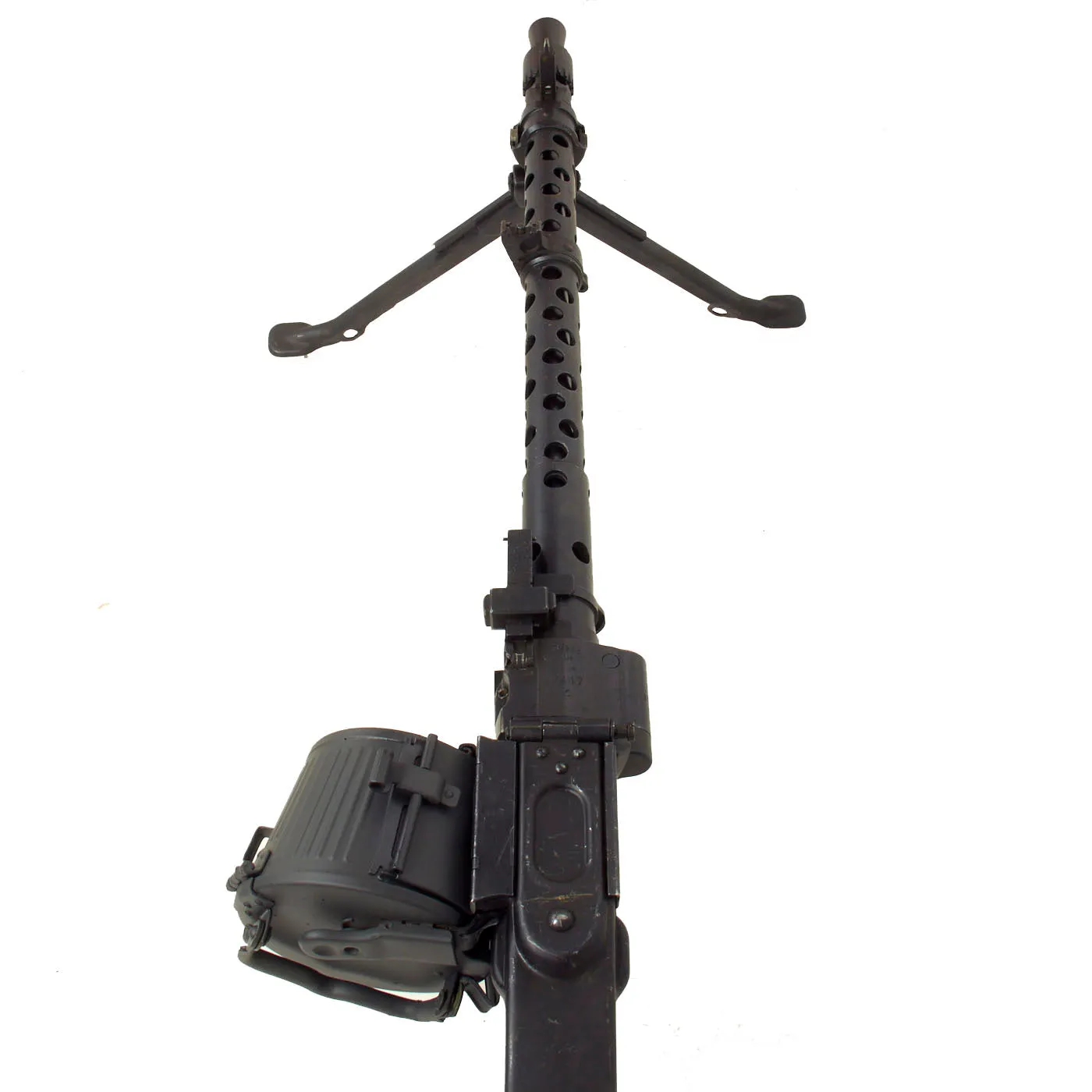 Original German WWII MG 34 Display Machine Gun by Mauser Werke with Basket Belt Carrier - dated 1940