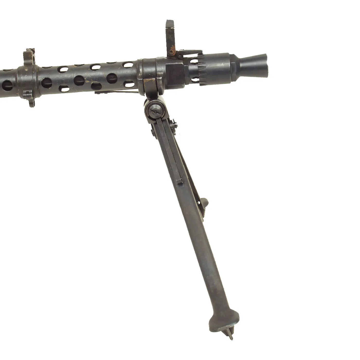 Original German WWII MG 34 Display Machine Gun by Mauser Werke with Basket Belt Carrier - dated 1940