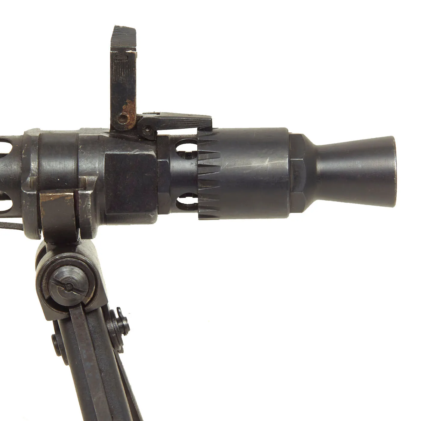 Original German WWII MG 34 Display Machine Gun by Mauser Werke with Basket Belt Carrier - dated 1940