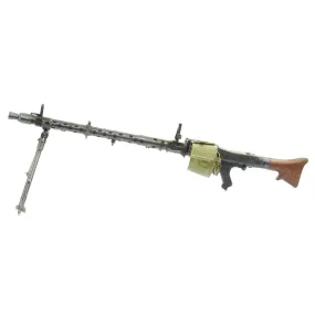 Original German WWII MG 34 Display Machine Gun with Basket Carrier - marked dot 1944