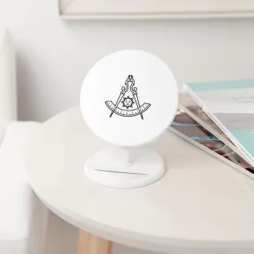 Past Master Blue Lodge California Regulation Wireless Charger - White