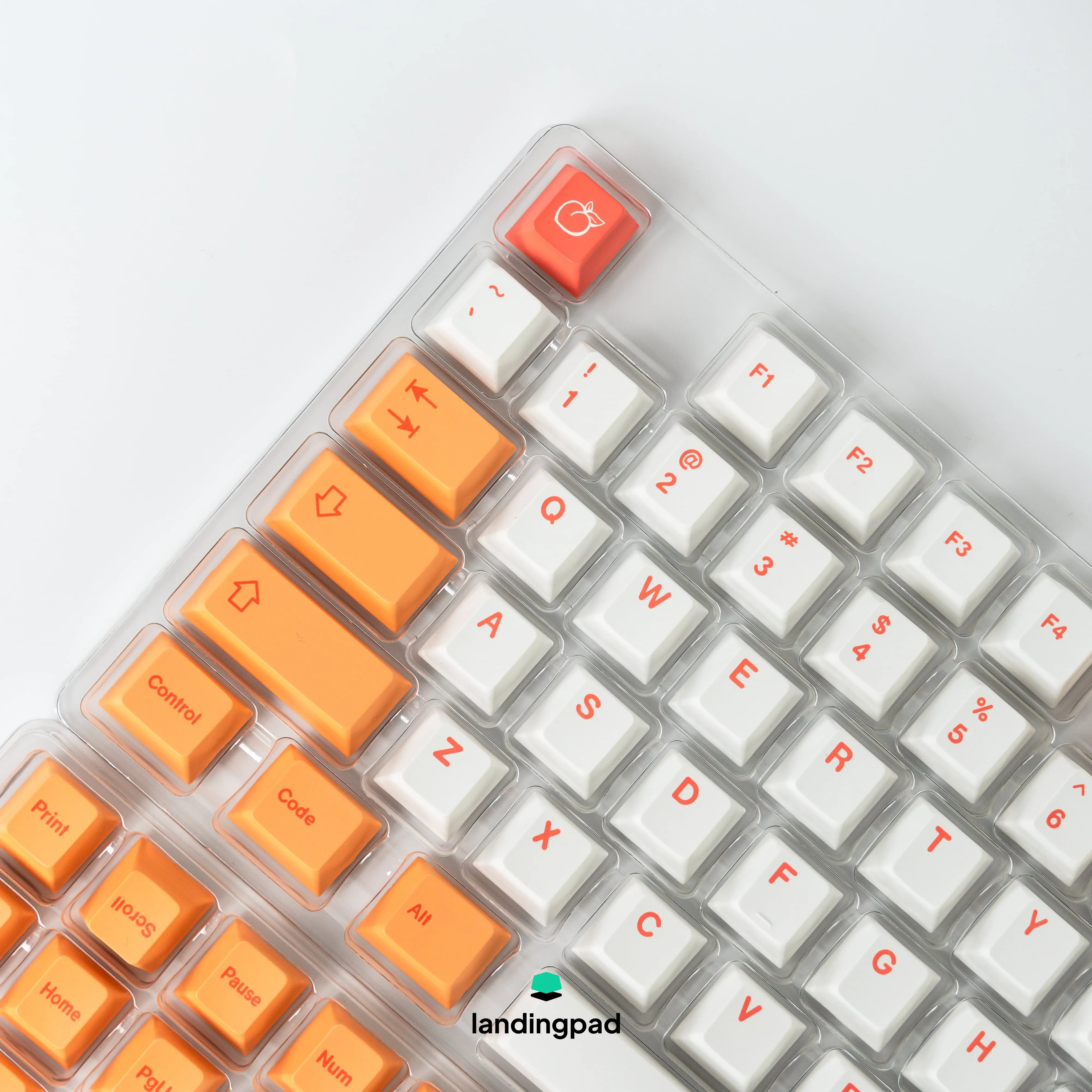 Peaches and Cream PBT Keycap Set