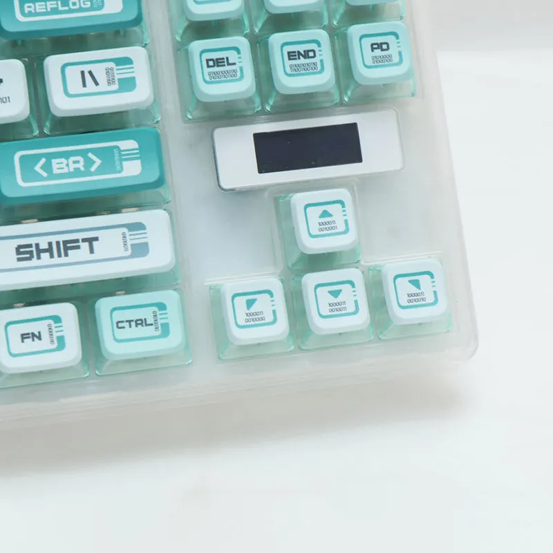 PIIFOX Binary ASA Profile PBT Keycap Set 117 Keys