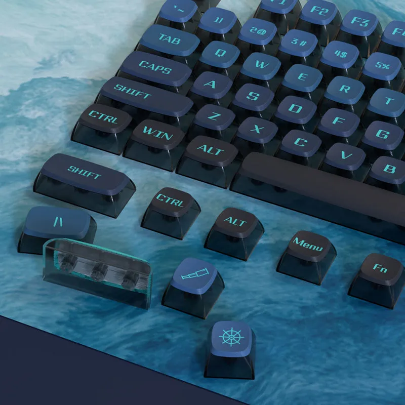 PIIFOX Nautical ASA Profile Pudding Keycap Set 117 Keys