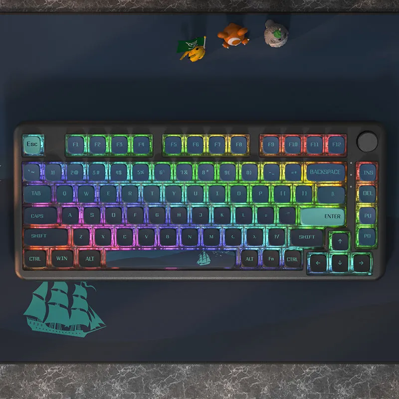 PIIFOX Nautical ASA Profile Pudding Keycap Set 117 Keys