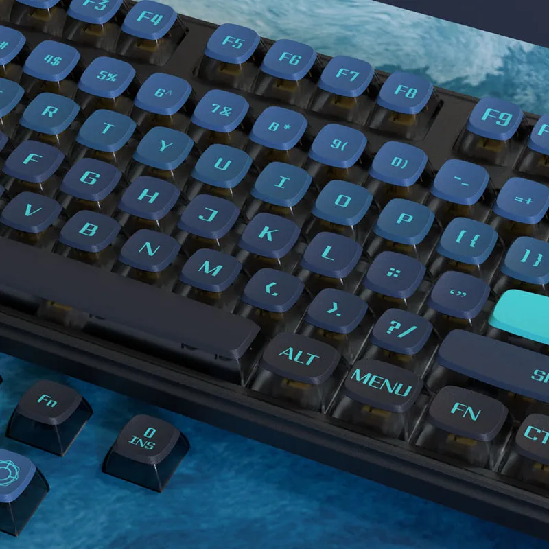 PIIFOX Nautical ASA Profile Pudding Keycap Set 117 Keys