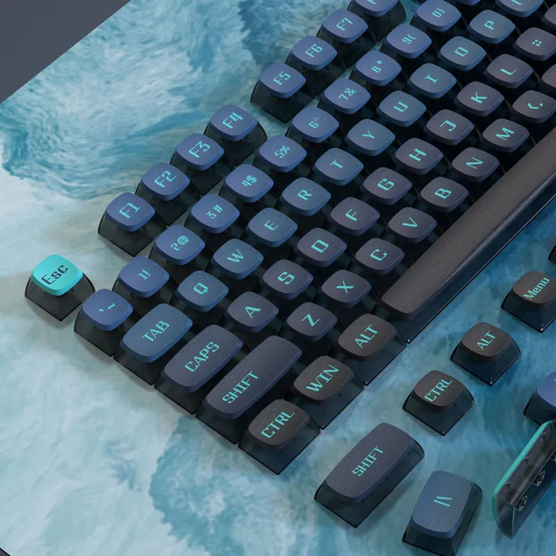 PIIFOX Nautical ASA Profile Pudding Keycap Set 117 Keys