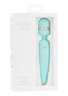 Pillow Talk Cheeky Massager Wand Teal