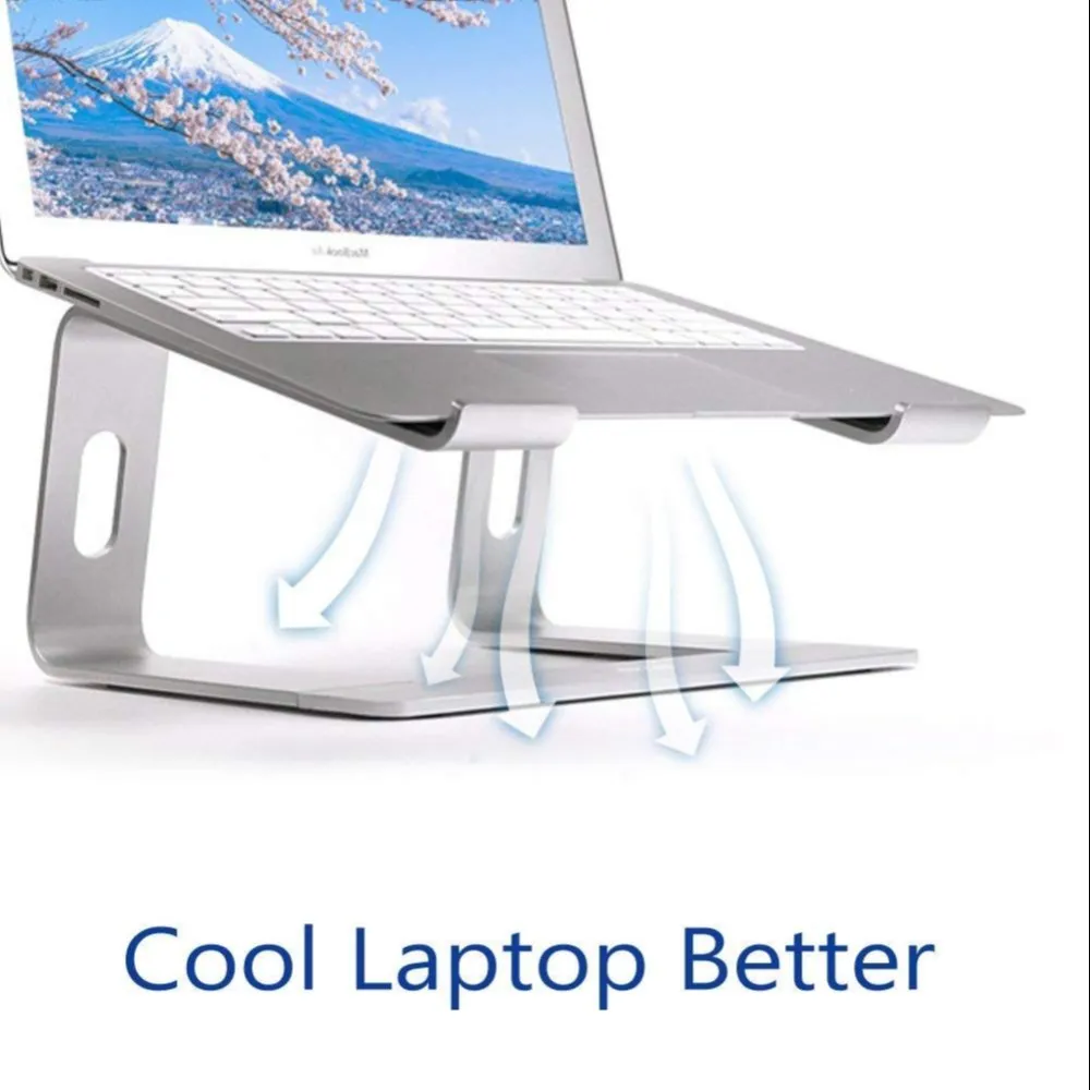 Portable Ergonomic Aluminium Laptop Stand